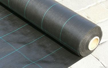 Chiny Tkana tkanina z polipropylenu, 4,2x100m, 100gsm, czarna tkanina ogrodowa fabryka